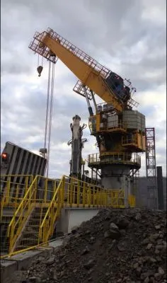 Offshore Electro-Hydraulic Pedestal Crane 110t