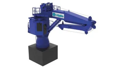Marine Hydraulic Folding-Boom Crane 20t/15m