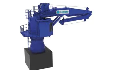 Marine Hydraulic Folding-Boom Crane 20t/15m