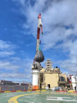 Marine Electro-Hydraulic Crane 30t/43m