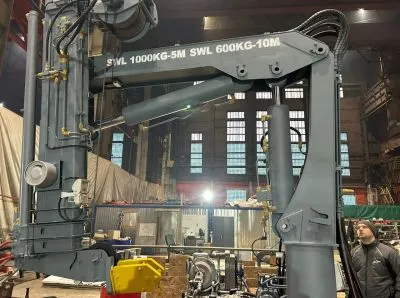 Marine Knuckle Boom Crane 10m/1000kg