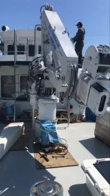 Yacht Knuckle-Boom Telescopic Crane 5,5-8m/1.5t-0,4t