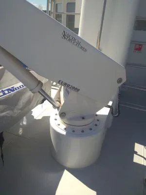 Yacht Knuckle-Boom Telescopic Crane 5,5-8m/1.5t-0,4t