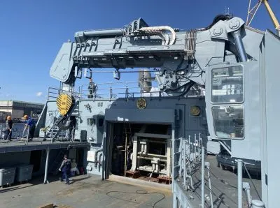 Marine Articulated Telescopic Jib Crane