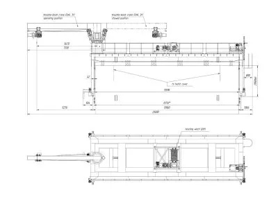 Gantry Hatch Cover Crane 20t
